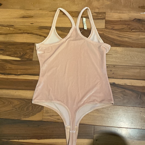 Velvet Racerback Bodysuit medium - Picture 7 of 8